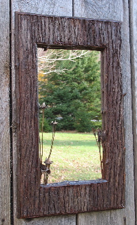 rustic mirrors, rustic frames, adirondack frames